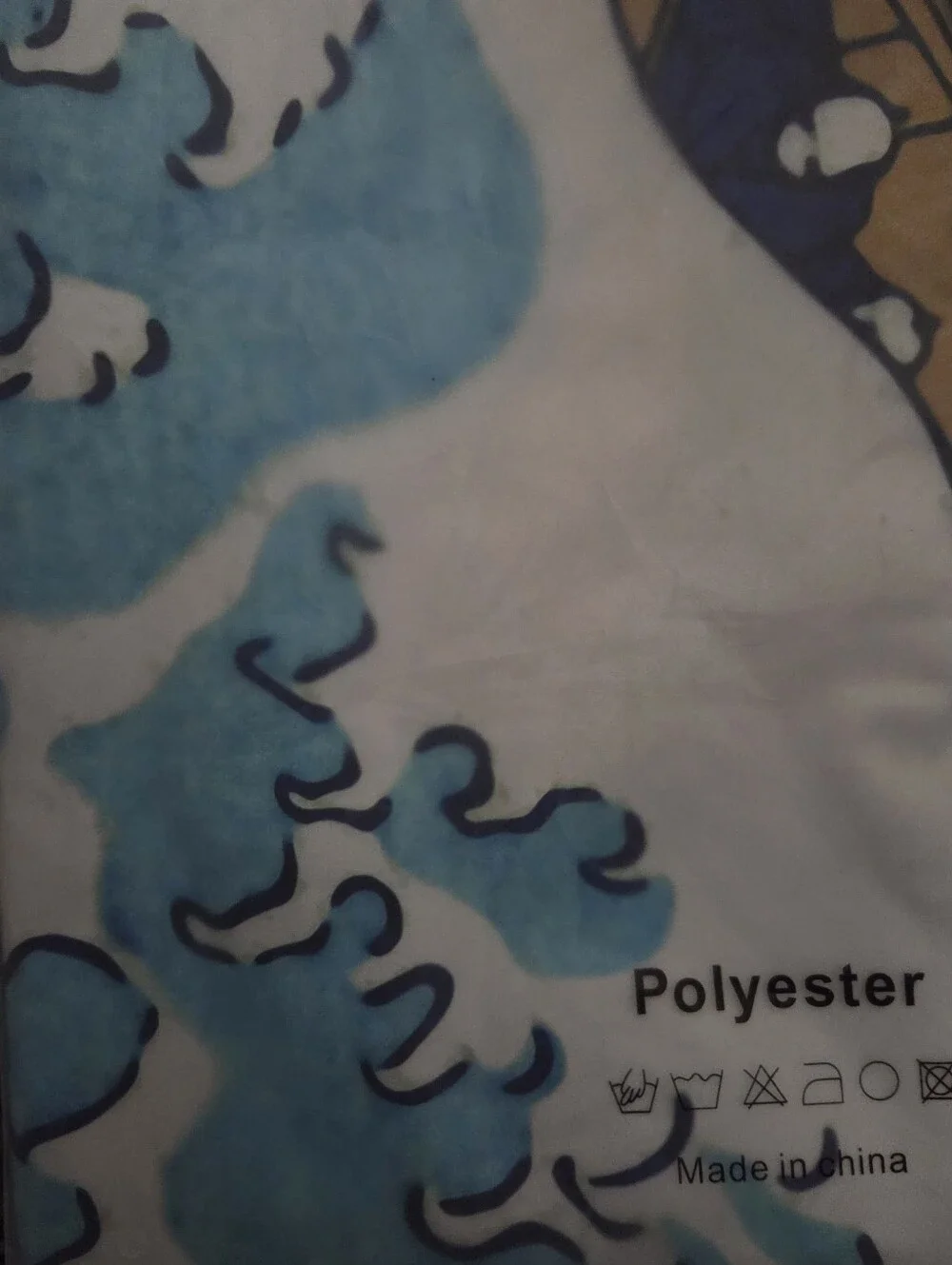 Tapestry New in Package Kanagawa The Wave 60 x 78 inches